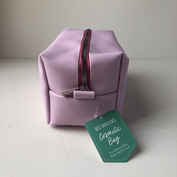 OCS Designs Barbie Themed Pink Cosmetic Bag NWT - Picture 5 of 7